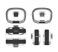 Wodsty Funda rígida de TPU para JBL Vibe Beam, Vibe Beam 2, Vibe 200TWS, resistente protección contra golpes y arañazos, perfil delgado para bolsa, ideal para entrenamiento, color negro