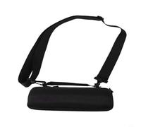 Wodsty Funda rígida para altavoz JBL Flip 5/6/7, resistente a los golpes, de nailon EVA con correa para el hombro, compacta y resistente al agua, color negro