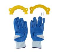 Wodsty Herramienta afiladora de brocas, plantilla de afilado portátil para amoladora angular, rango de tamaño de 3-12 mm, amarillo/azul