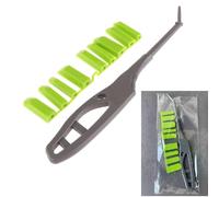 Wodsty Herramienta de acabado para azulejos de cerámica con 3 cabezales intercambiables (13,5 cm)