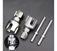 Wodsty Herramienta de enhebrado de tubería de agua de metal para tubos PPR de 1/2 pulgadas y 3/4 pulgadas (25 mm), corte de rosca interno y externo con troquel integrado