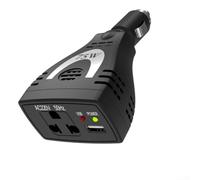 Wodsty Inversor de corriente para coche, 75 W, 12 V a 220 V, encendedor de | Potencia continua de 75 W, punta de 150 W, entrada de 12 V, salida de 220 V, ideal para dispositivos pequeños