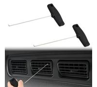 Wodsty Juego de 2 herramientas de extracción de salpicadero para Mercedes-Benz SL R107 R129 W114 W115 Coupe Roadster - Acero al carbono y plástico con gancho de 185 mm de longitud