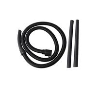 Wodsty Juego de 2 tubos de aspiración WD2 MV2, 45 cm, plástico, negro | Manguera de aspiración de repuesto para aspiradora Kärcher Accesorios WD2 Extensión de tubo MV2 MV3 Sau flexible