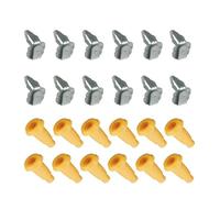 Wodsty Juego de 24 clips para panel de puerta delantera y marco de puerta, compatible con Chevy Camaro 1967-81, para Nova 1965-79, Pontiac Firebird 1967-81, Oldsmobile Cutlass 1967-72, Ic/Metal