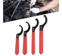 Wodsty Juego de 4 llaves de gancho en C ajustables con mango antideslizante para tareas de precisión, 38-42, APU16, ER32, ER40