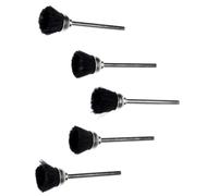Wodsty Juego de 5 cepillos de nailon para lijadora a presión de 3 mm para pulir y limpiar