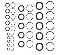 Wodsty Juego de 5 llaves de vaso para llave neumática con soporte de junta tórica (3/8" y 1/2") de metal