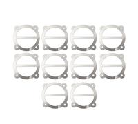 Wodsty Juntas y arandelas de placa de válvula de aluminio para cabeza de cilindro de compresor de aire, para máquinas sin aceite o aceite tipo 47/51/65, paquete de 10