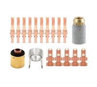 Wodsty Kit de accesorios de soplete de plasma de 23 piezas con boquillas, electrodos, tapa, soporte y cartucho de arranque para cortadores de plasma SL60 y SL100