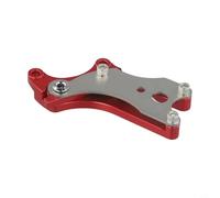 Wodsty Kit de adaptador de freno de disco de bicicleta de carretera Soporte de montaje de aleación de aluminio para marcos sin asiento de disco Ruedas de liberación rápida Rojo (rojo)