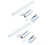 Wodsty Kit de ajuste de freno trasero para Honda TRX125 TRX250 TRX300 TRX400 Foreman rancher, juego de ajuste de cable de freno de metal con resortes