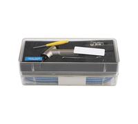 Wodsty Kit de amoladora neumática de 120 grados, pluma de molienda neumática de alta velocidad de 52500 rpm con llave y adaptador para vidrio, piedra y manualidades