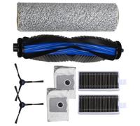 Wodsty Kit de bolsa de filtro de cepillo lateral principal para X8 para Pro Robot para aspiradora, 1 juego con 2 cepillos laterales, rodillo de fregona, para piezas de repuesto