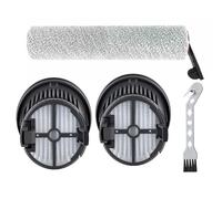 Wodsty Kit de cepillo de rodillo y filtro para aspiradora Mova K20/K20 Pro/K30/K30 MIX en seco y húmedo, nailon y papel de filtro, con cepillo para quitar pelusas para muebles y ropa, 1 juego de