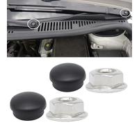 Wodsty Kit de tapa de tuerca de limpiaparabrisas delantero de coche para Audi A3 A4 A5 A6 A7 A8 Q7 TT modelos 2010-2019
