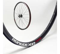 Wodsty Llanta de aluminio 26 pulgadas doble capa para freno de disco MTB | Llanta de bicicleta de montaña de 26 pulgadas, doble cámara, para frenos de disco de 24/28/32/36 agujeros
