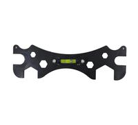 Wodsty Llave de ducha con nivel integrado para instalaciones de umbing de prisa, para llave ajustable de acero inoxidable resistente para grifos y grifos de baño, 1/2 pastel