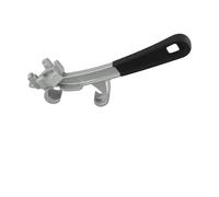 Wodsty Llave de tapón 3 en 1 para tambores de acero y plástico de 2 pulgadas y 3/4 pulgadas, 10-55 galones, herramienta de apertura de tapa de aleación de aluminio