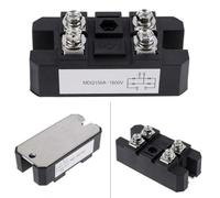 Wodsty MDQ - Rectificador de puente monofásico de 100 A, 1600 V, salida de 150 A, encerrado en metal, para alta conversión de fuente de alimentación