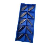 Wodsty MGMN300-DR Insertos de carburo, paquete de 10 herramientas de ranurado CNC para torneado y acabado, alta dureza y resistencia al desgaste