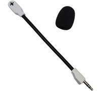 Wodsty Micrófono de repuesto para Logitech G PRO X2 Gaming Headset, compacto y ligero, sonido claro, 15 cm de longitud, rosa (blanco)
