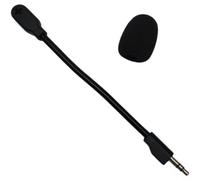 Wodsty Micrófono de repuesto para Logitech G PRO X2 Gaming Headset, compacto y ligero, sonido claro, 15 cm de longitud, color rosa (negro)