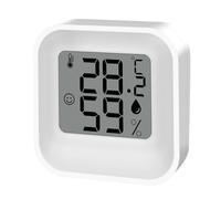 Wodsty Mini termómetro digital higrómetro con pantalla LCD, alta precisión para uso en interiores, para el hogar, oficina, guardería, cocina y sótano