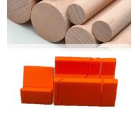 Wodsty Minicaja ingletadora para carpintería con ángulos de 45 y 90 grados, plástico ABS, mango ergonómico de sierra, para bricolaje y uso profesional