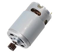 Wodsty Motor CC 12 dientes 18V repuesto para taladro y destornillador inalámbrico Bosch GSR1800-LI, plateado y negro