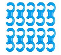 Wodsty Nailon reforzado para clips de cable de bicicleta, bicicletas de montaña y carretera, organizador de alambre en forma de S o en forma, capacidad para 2-4 cables, 5 colores (negro/azul/amarillo