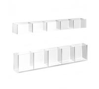 Wodsty Organizador de pajitas de acrílico para puerta de armario, almacenamiento de utensilios que ahorra espacio para popotes, cucharas, palillos, brochas de maquillaje, 15 x 4 cm, 20 x 4 cm, 25 x 4