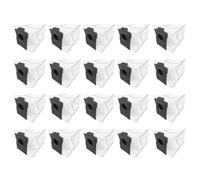 Wodsty Pack de 20 bolsas de repuesto para X50/X30 L40/L10s | Bolsa de polvo para robot aspirador, depósito desechable para la estación base, filtro de fieltro, recipiente colector para