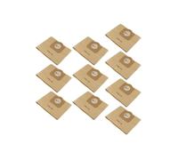 Wodsty Paquete de 10 bolsas de filtro de papel para Kärcher Wd3, A2201, A2204, 2504, 2554 y 2251 Wet/Dry Uum Clners - 80,3 x 22,2 cm, color amarillo, para pieza n.º 6.959-130.0