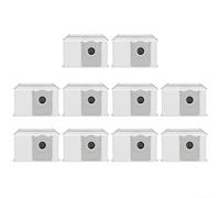 Wodsty Paquete de 10 bolsas de polvo desechables, para Ecovacs, para DEEBOT T90 Pro, para OMNI, versión de tanque de agua, bolsas de filtro no tejidas de gran capacidad de 3.5 L (juegos anuales)