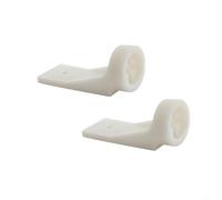 Wodsty Paquete de 2 placas de bisagra de puerta de repuesto para Dometic 2002244008 y 330019, para refrigeradores, refrigeradores, congeladores de autocaravanas