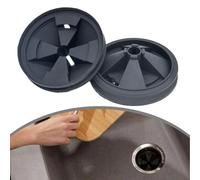 Wodsty Paquete de 2 protectores contra salpicaduras de goma EPDM para Insinkerator Evolution Series, 3-3/8 pulgadas de diámetro, inserto de drenaje de reducción de ruido