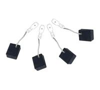 Wodsty Paquete de 4 cepillos de carbón para herramientas eléctricas Metabo WE17-125/150, WE19-180, WEPBA17-125 - Pieza de repuesto 316065450