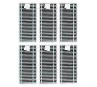 Wodsty Paquete de 6 filtros lavables para Ecovacs para Deebot X11 Series, para Omnicyclone, X11 Pro, X11 Famille Robot aspiradoras, piezas blancas fáciles de instalar