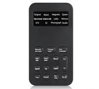 Wodsty Para mini Voice Changer Handheld 8 efectos de sonido para llamadas de juegos, tarjeta de sonido compacta de ABS negro
