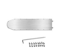 Wodsty Para Xiaomi Mijia Electric Scooter Max G30 de acero inoxidable anticolisión cubierta base protectora con sello impermeable para una mayor protección de la batería y