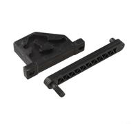 Wodsty Pasador de pie para desmontaje de neumáticos, accesorios de plástico con distancia entre orificios de 80 mm y 110 mm para barra de tracción, color negro