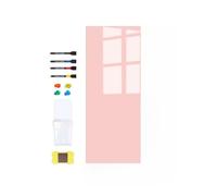Wodsty Pizarra magnética para pared infantil, 15,7 unidades, color rosa | Pizarra adhesiva magnética para niños para pintar pizarra autoadhesiva decoración para niños