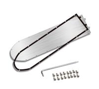 Wodsty Placa protectora anticolisión de acero inoxidable para Xiaomi Mijia Electric Scooter Max G30, cubierta base impermeable con tornillos y llave