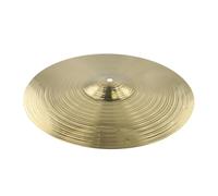Wodsty Platillos de latón de percusión de 35,5 y 40,6 cm, juego de batería de par de sombrero, acabado dorado brillante, principiantes y bateristas profesionales