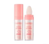 Wodsty Polvo iluminador para cuerpo blanco brillante (02#rosa) | Arcilla blanca, más instantánea para el brillo, ilumina la piel, para una tez clara, acabado natural