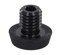 Wodsty Protector de cubierta inferior de taco de billar, aleación de aluminio y parachoques de goma para extensiones Jaguar, Metz, Hao, Global y Pierre Cue, color negro