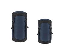 Wodsty Saco de compresión de nailon 40D ultraligero resistente al agua para camping, saco de dormir, mochilero, equipo de viaje con correas ajustables y bolsillo con cremallera
