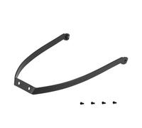 Wodsty Soporte de guardabarros para Xiaomi Mi Electric Scooter 4 Pro trasero para soporte de guardabarros con tornillos, pieza de repuesto ABS negra