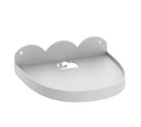 Wodsty Soporte de pared para Echo Dot Max, compacto montaje en pared con organización de cables, incluye material de fijación, ABS resistente, color negro (blanco)